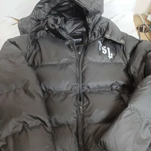 TRAPSTAR HEAVY PADDED JACKET IN BLACK - MEDIUM