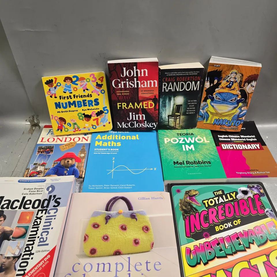 LARGE QUANTITY OF ASSORTED FICTION & NON-FICTION BOOKS- COLLECTION ONLY