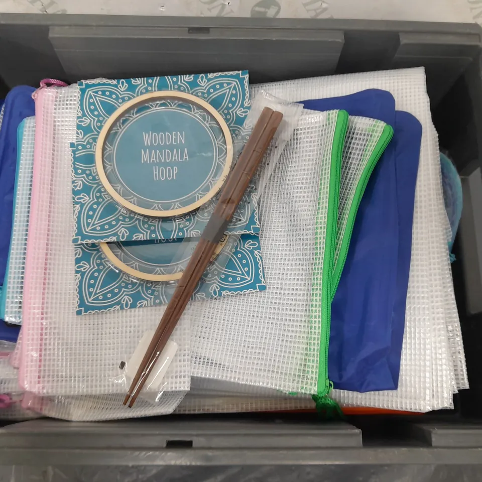 APPROXIMATELY 12 ASSORTED HOUSEHOLD ITEMS TO INCLUDE WHISTLE, LAUNDRY DETERGENT, WEST HAM PAD, ETC
