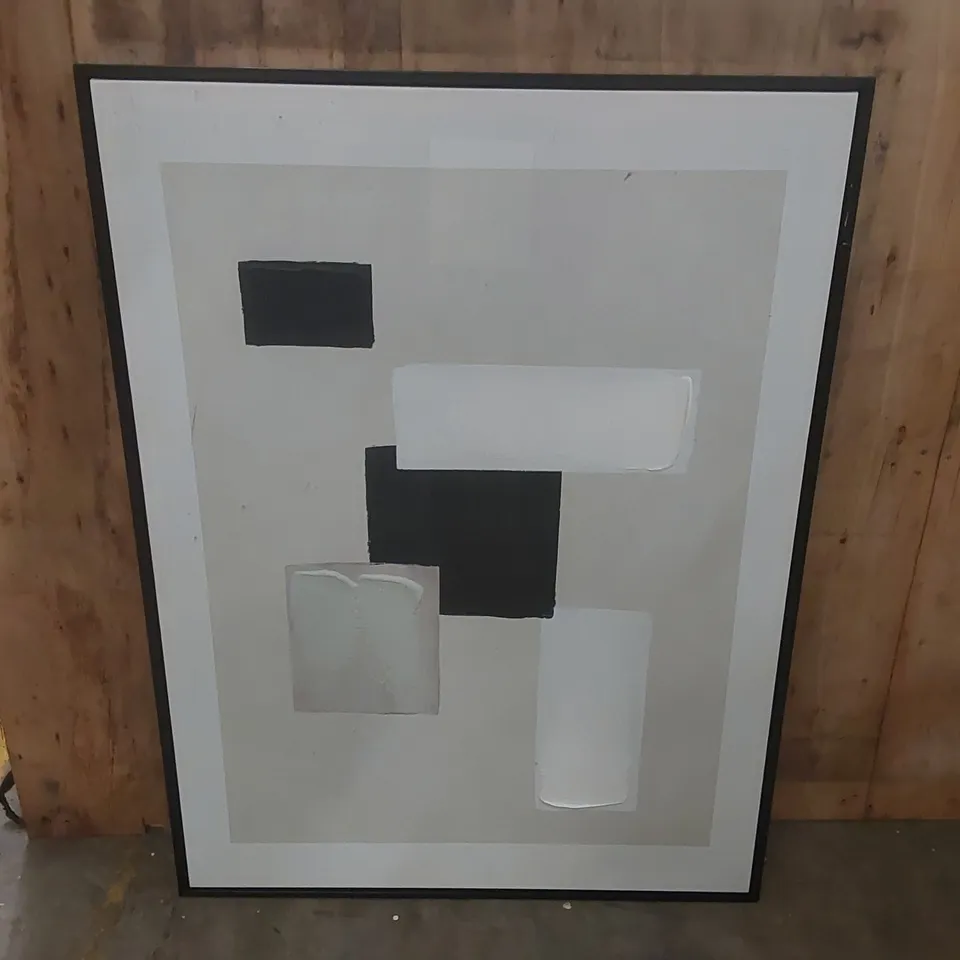 FRAMED ABSTRACT ARTWORK