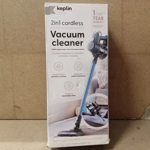KEPLIN 2 IN 1 CORDLESS VACUUM CLEANER 