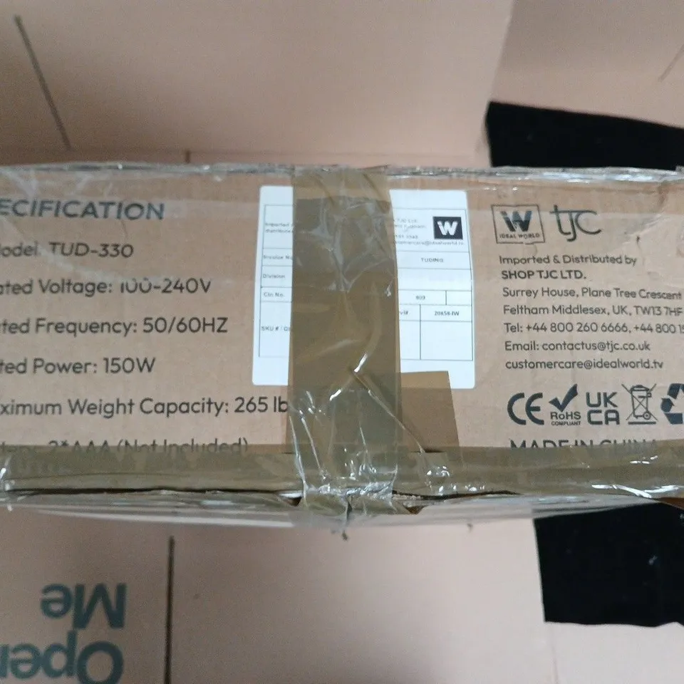BLISS & BEYOND VIBRATION PLATE EXERCISE MACHINE – MODEL TUD-330