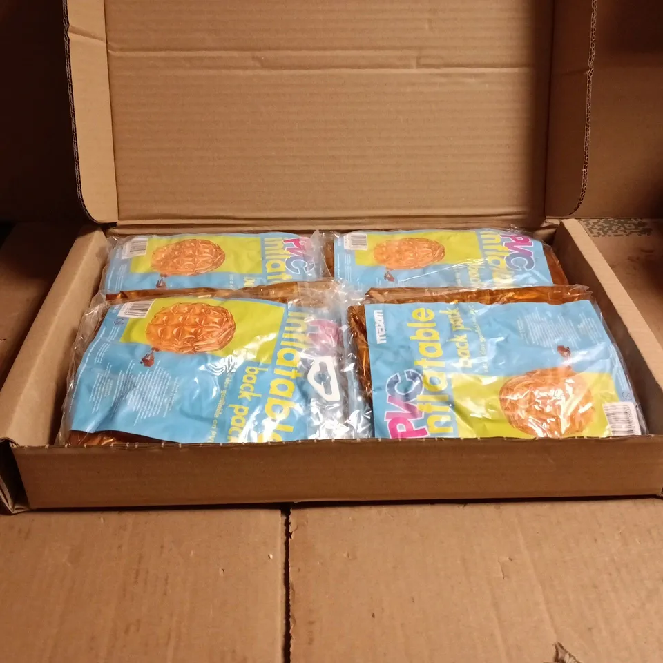 10 X MAXIM PVC INFLATABLE BACK PACKS GOLD BOXED