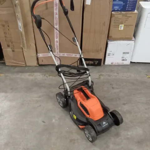 YARDFORCE 1200W 32CM ELECTRIC LAWNMOWER - EM U32 // MISSING GRASS BAG