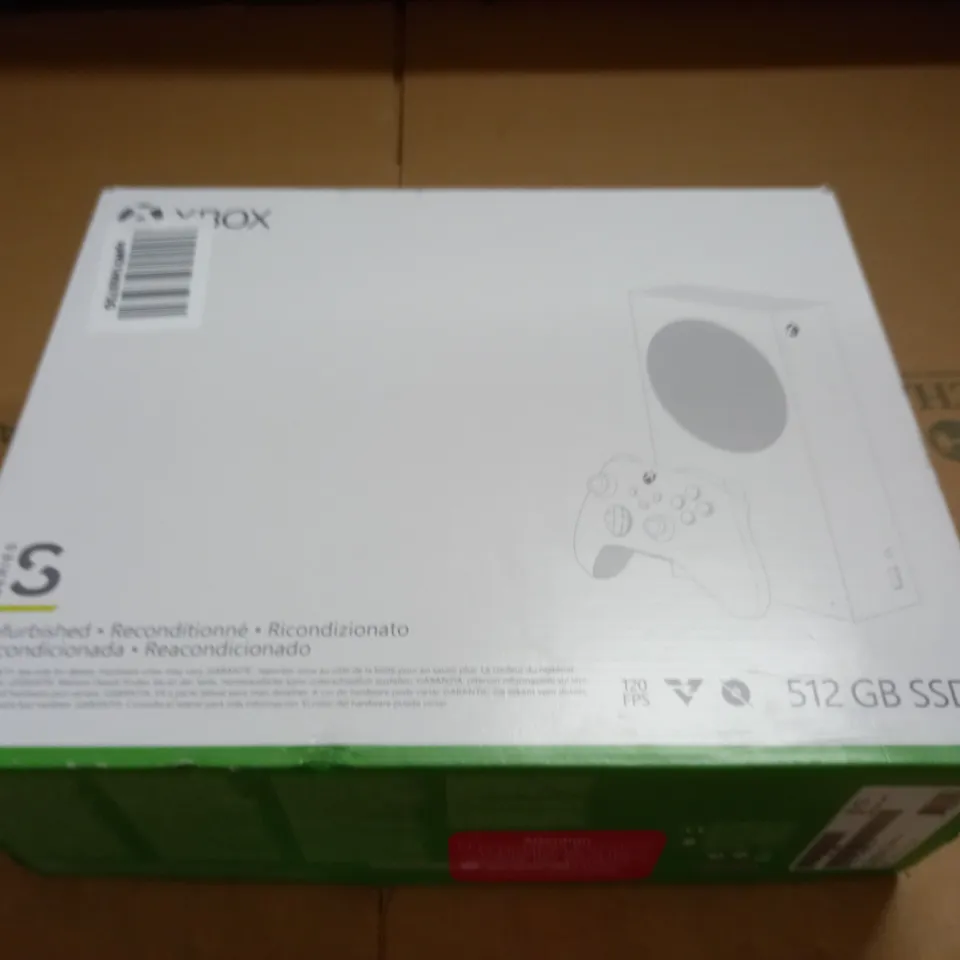 BOXED XBOX SERIES S 512 SSD CONSOLE WITH CONTROLLER AND LEADS