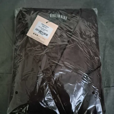 BAGGED GIRL IN MIND HAZEL TAILORED SLEEVELESS MIDI DRESS IN BROWN - SIZE 18