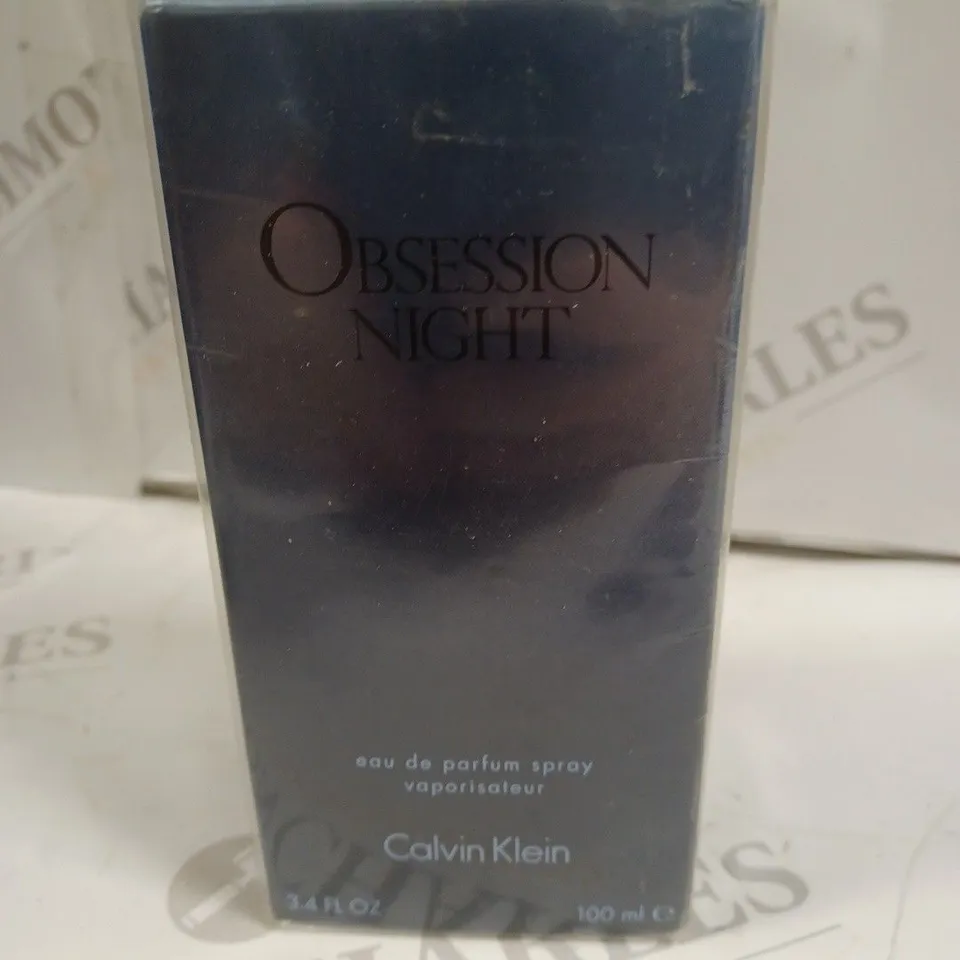 BOXED AND SEALED CALVIN KLEIN OBSESSION NIGHT EAU DE PARFUM 100ML