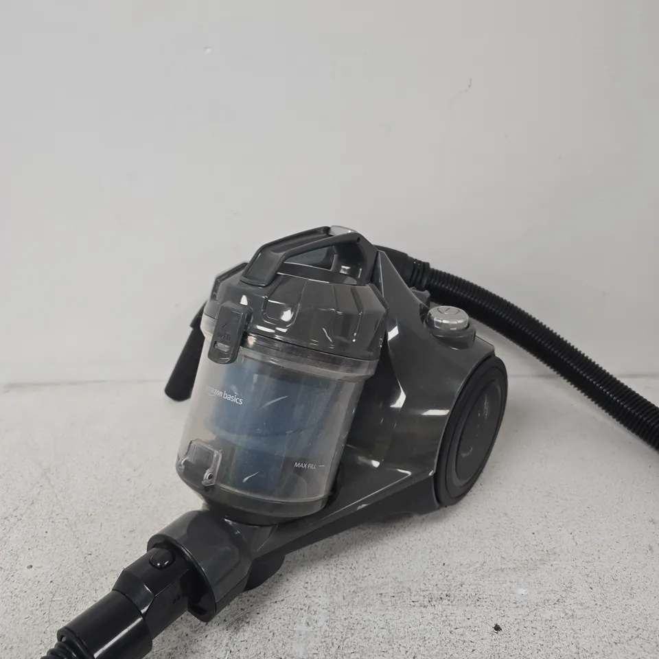 AMAZON BASICS CANISTER VACUUM CLEANER – GREY