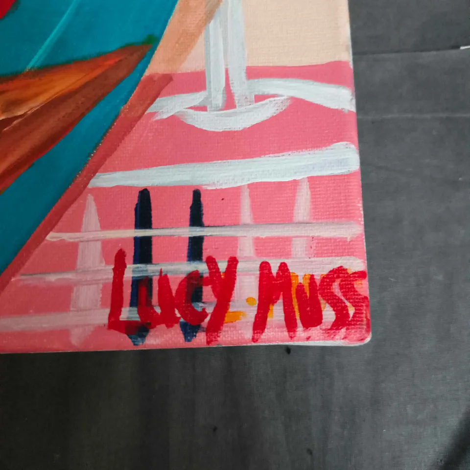 LUCY MUSS RIOJA AND RED ONION PAINTED CANVAS 