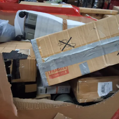 PALLET OF ASSORTED HOUSEHOLD GOODS AND ITEMS TO INCLUDE;COOKER HOOD,INSECT KILLER,SUITCASE