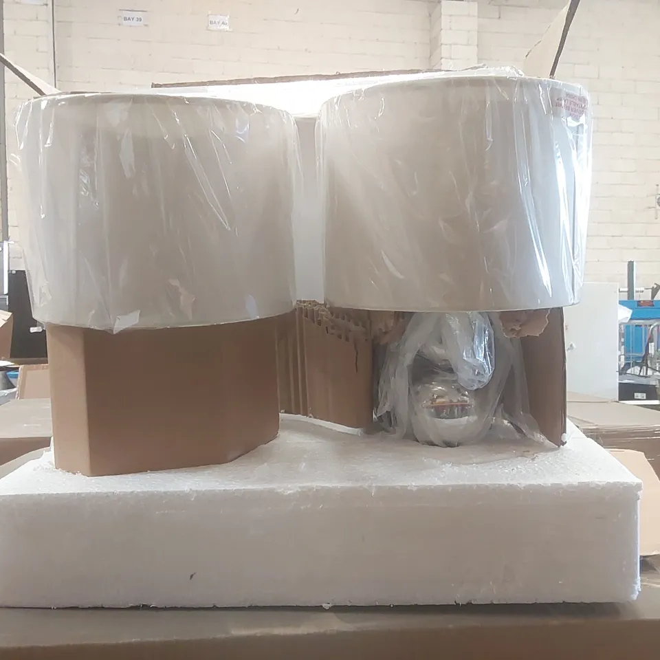 PALLET CONTAINING APPROXIMATELY 30x 2PCS MARISSA CHROME TOUCH TABLE LAMPS