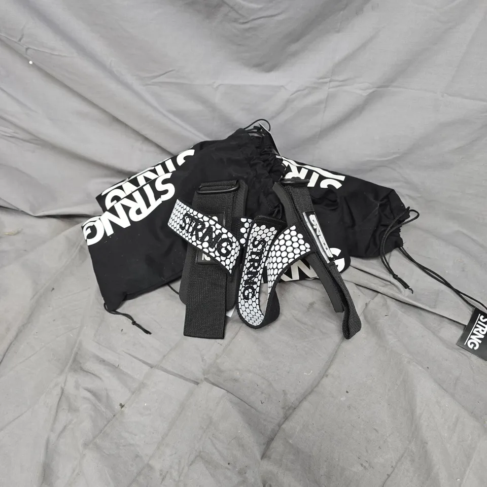 4 X STRNG BLACK RESISTANCE BANDS, COMPLETE IN PROTECTIVE POUCH