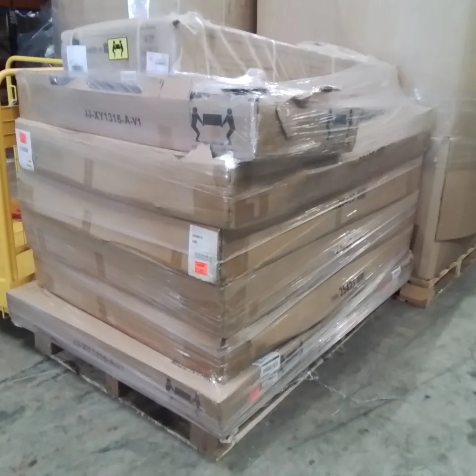 PALLET TO CONTAIN A LARGE QUANTITY OF ASSORTED FLATPACKED FURNITURE 