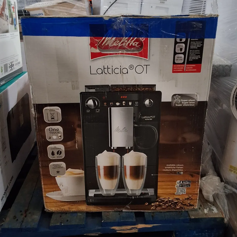BOXED MELITTA LATTICIA OT COFFEE MACHINE