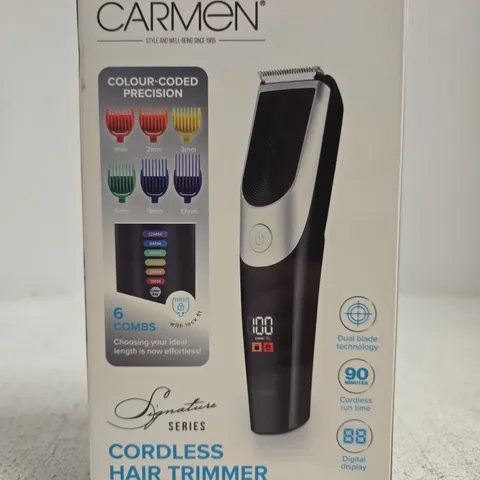 SEALED CARMEN CORDLESS HAIR CLIPPER