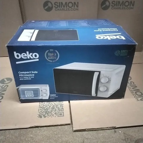 BOXED BEKO SOLO MICROWAVE MOC20100W1 | WHITE DESIGN | 20L CAPACITY | 700W POWER |