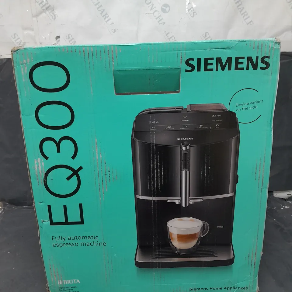 BOXED SIEMENS EQ300 COFFEE MACHINE  RRP £349