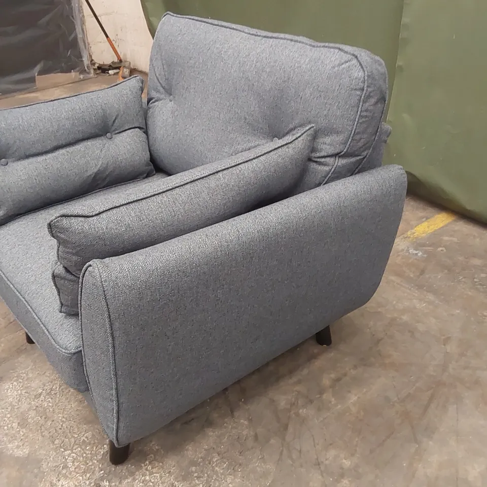 PAULO FABRIC ARMCHAIR - MIDNIGHT RRP £499