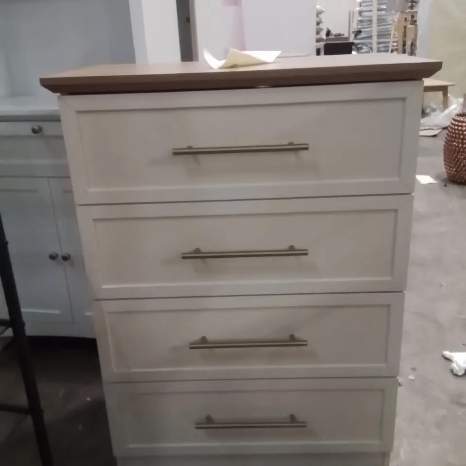 CLEVERDON FEYA 4 DRAWER CHEST OF DRAWER