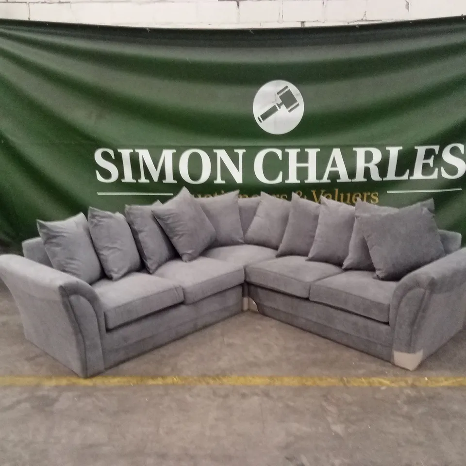 DURY FABRIC CORNER GROUP SCATTER BACK SOFA RRP £999