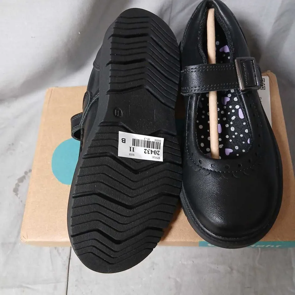 WALKRIGHT SEVERN MARY JANE SHOES, BLACK – UK 11 (KIDS) STYLE 20432