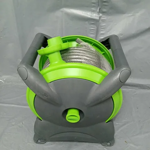 HOSE WATER PIPE REEL IN GREY/GREEN