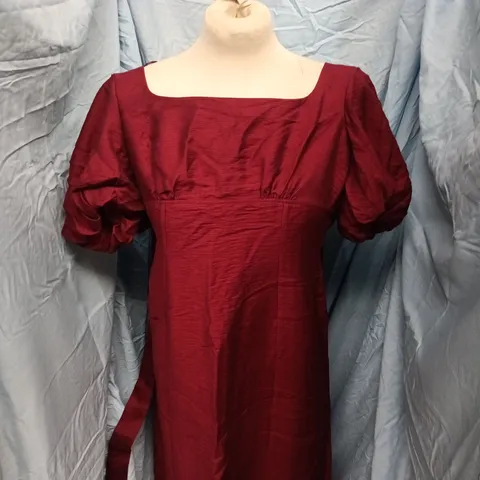 NOBODYS CHILD PAX MIDAXI DRESS – RED, UK 8