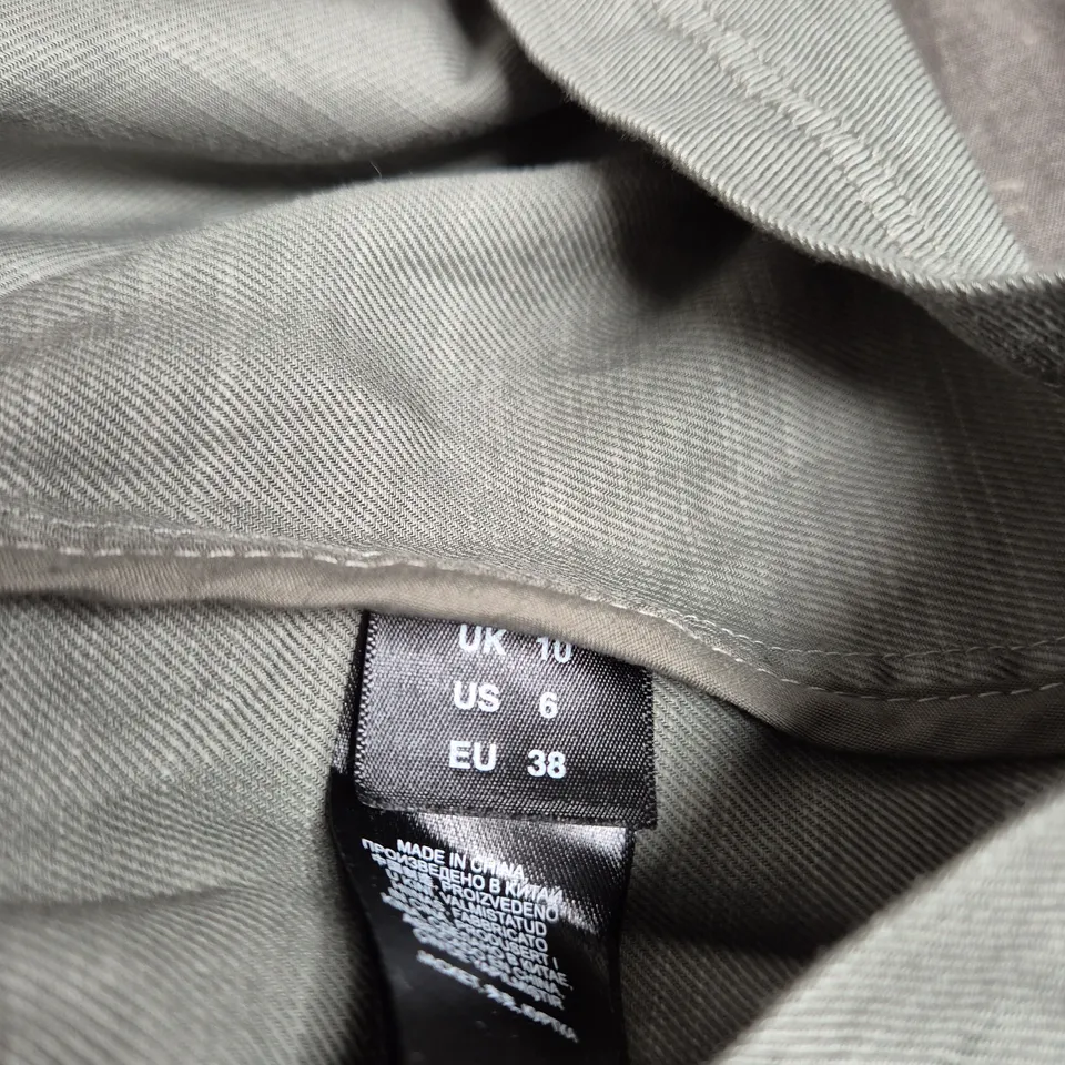 ANTHOLOGY WOMEN'S KHAKI PARKA JACKET – UK 10