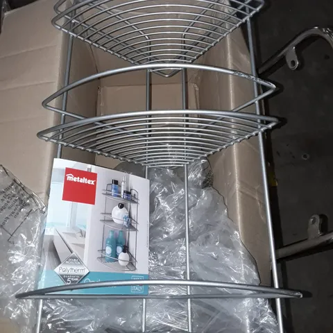 METALTEX BATHROOM SHELVING UNIT