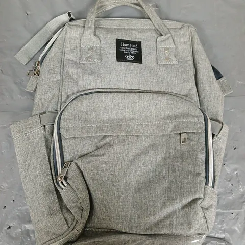 HOMENED TRAVEL BACKPACK IN GREY 