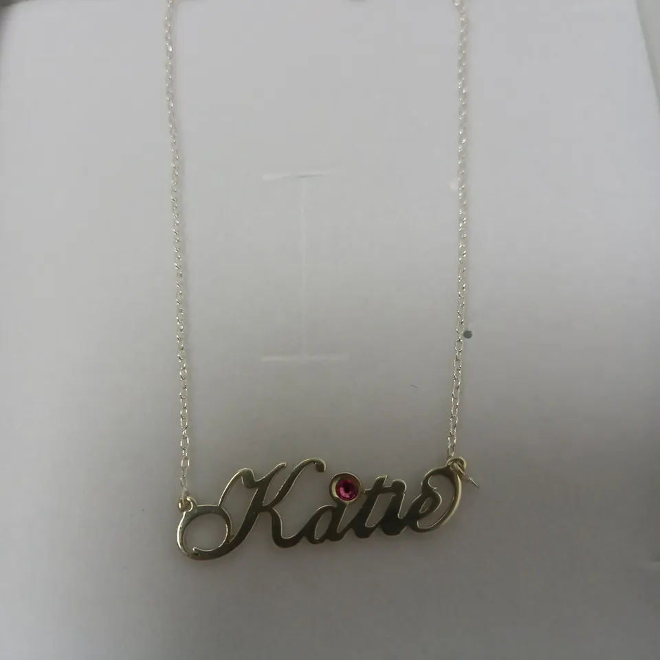 STERLING SILVER ITALIC PERSONALISED NECKLACE RRP £26