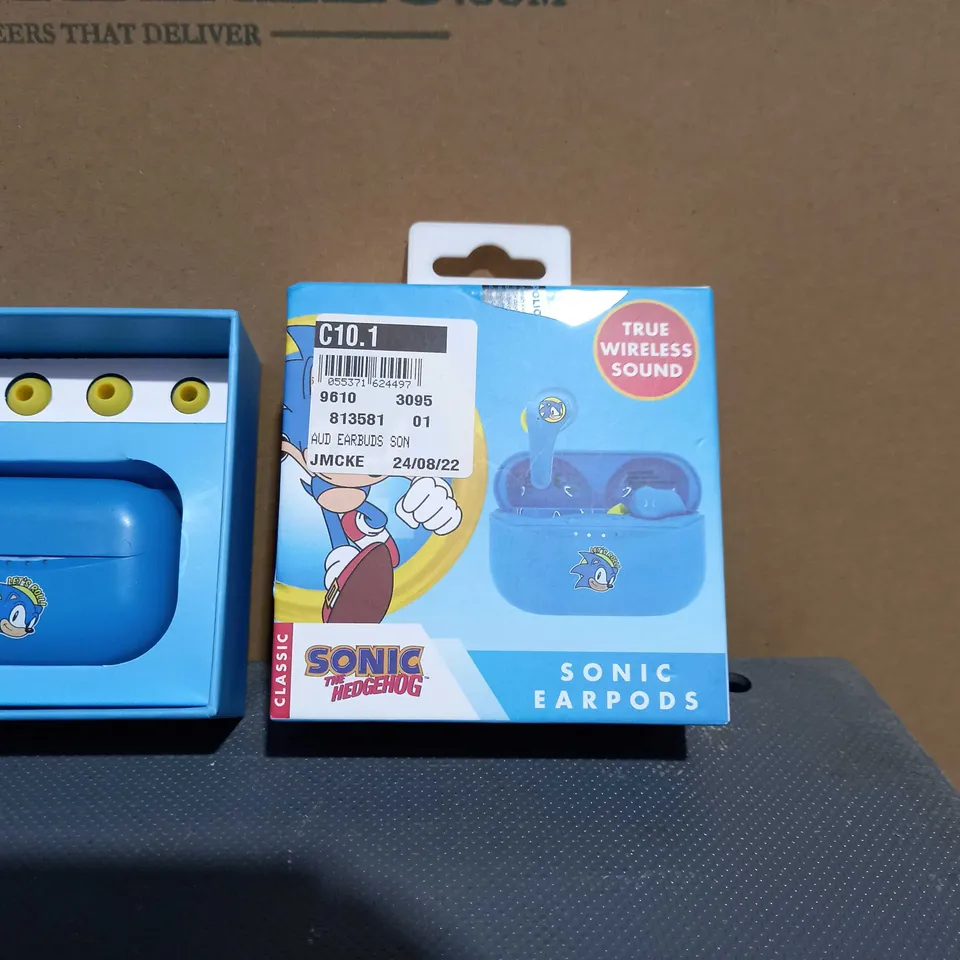 SONIC THE HEDGEHOG BLUETOOTH WIRELESS EARPODS