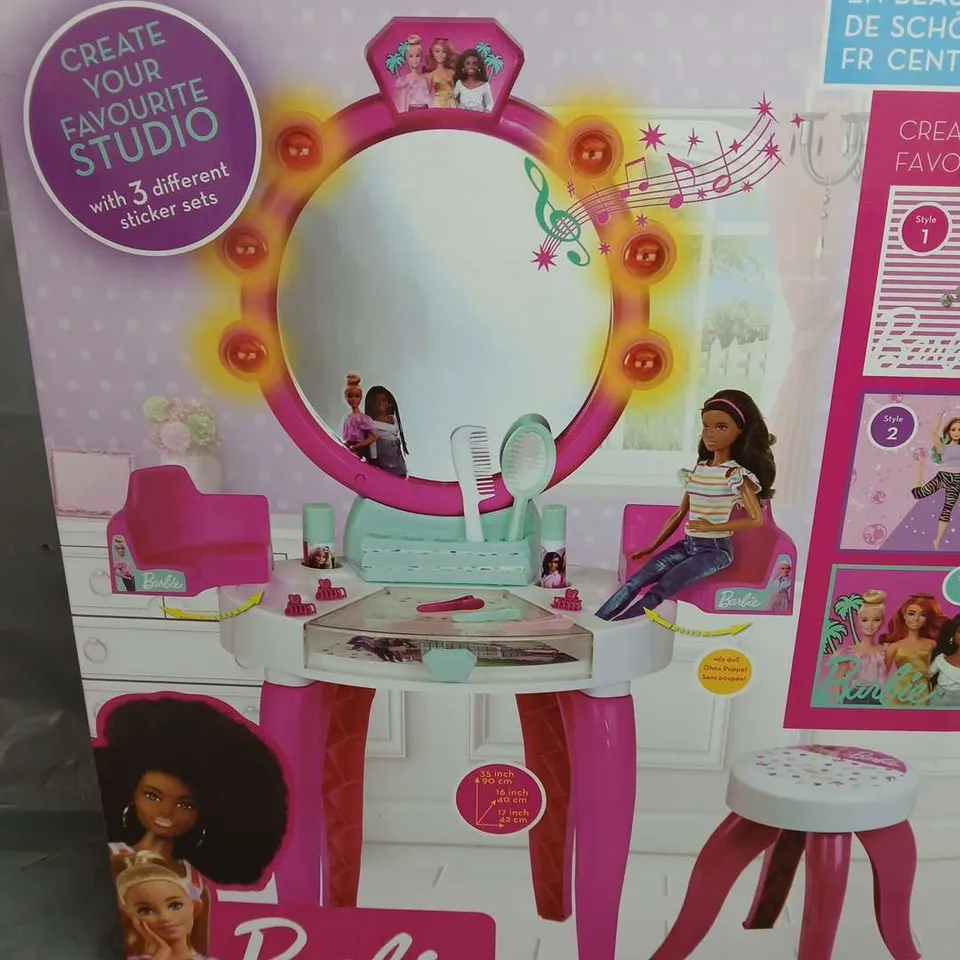 BARBIE BEAUTY STUDIO SET RRP £59.99