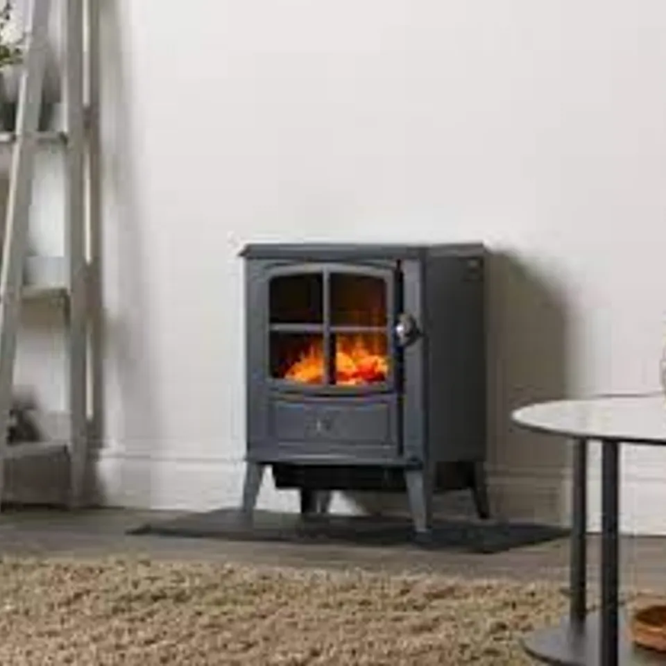 BOXED DIMPLEX BRAYFORD OPTIFLAME FREESTANDING ELECTRIC STOVE 