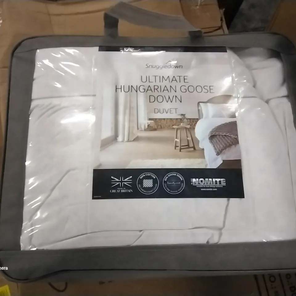 BAGGED SNUGGLEDOWN HUNGARIAN GOOSE DOWN 10.5 TOG DUVET