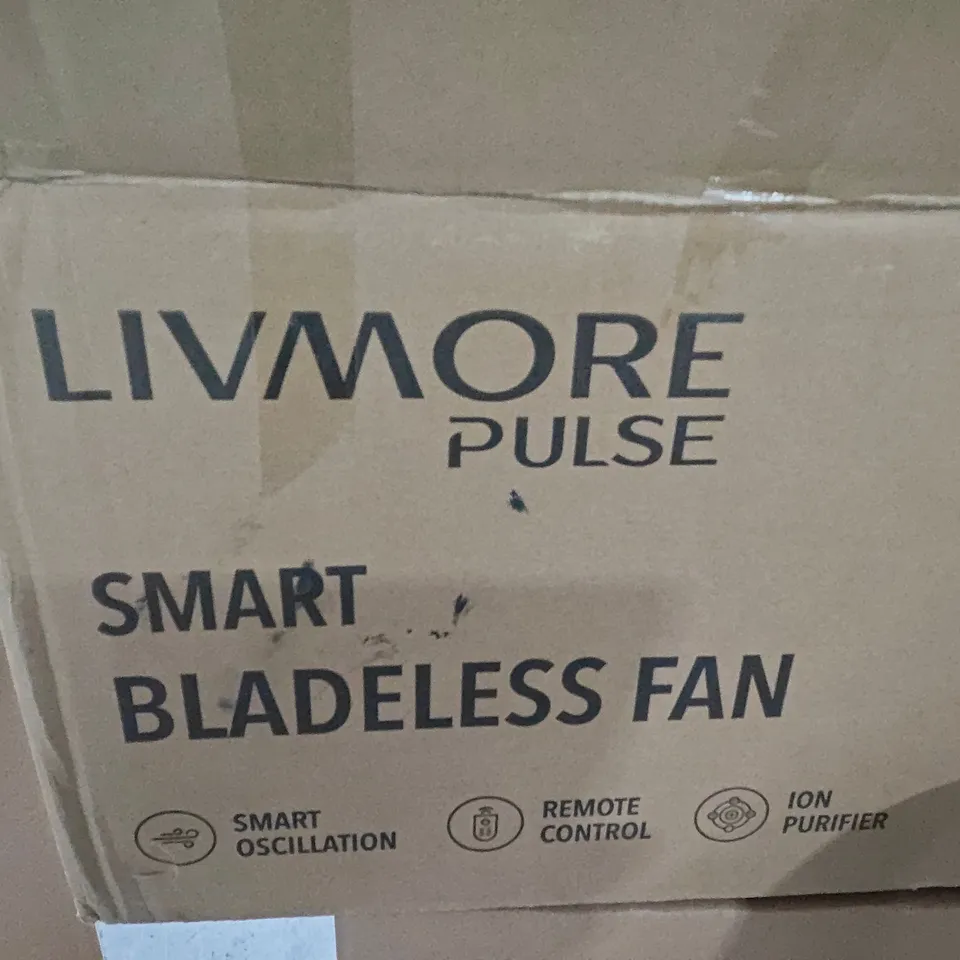 LIVMORE PULSE SMART BLADELESS FAN – BOXED