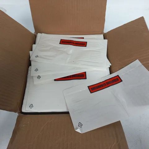 BOX OF APPROXIMATELY 1000 AFFIC DOCUMENT ENVELOPES - 225MM X 122M
