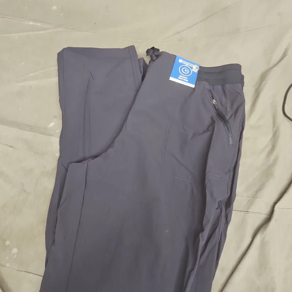 MOUNTAIN WAREHOUSE WOMEN'S QUICK-DRY TROUSERS – NAVY, UK 12 (EU 40, US 8)