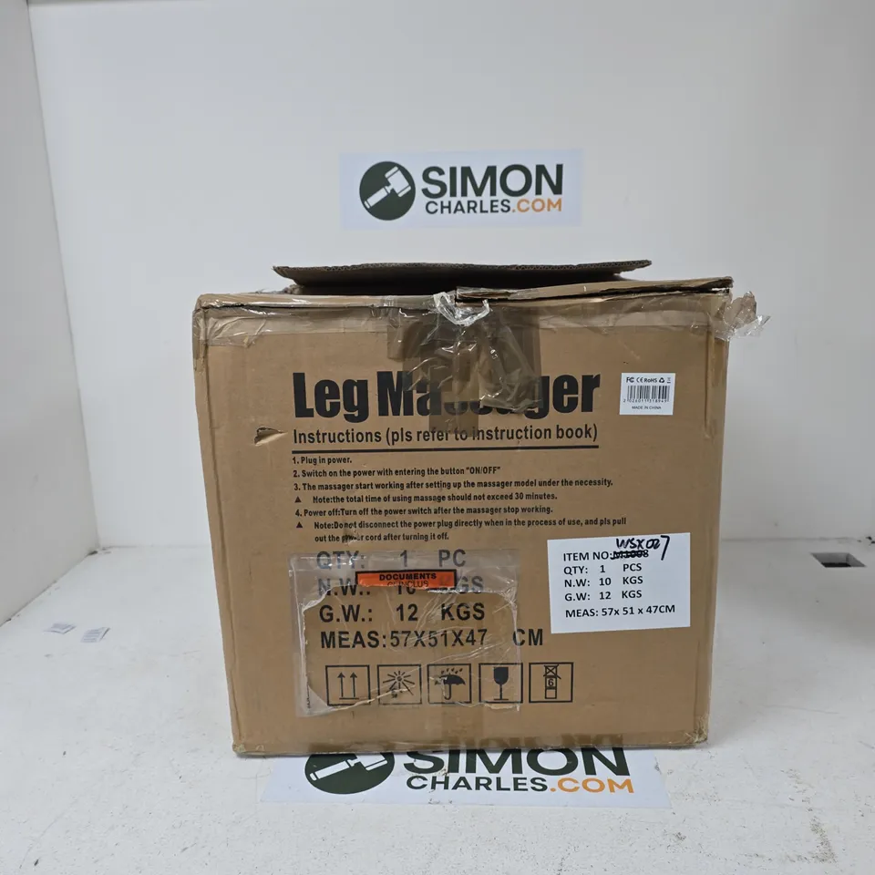 LEG MASSAGER – BOXED, 57X51X47 CM, GW 12 KG