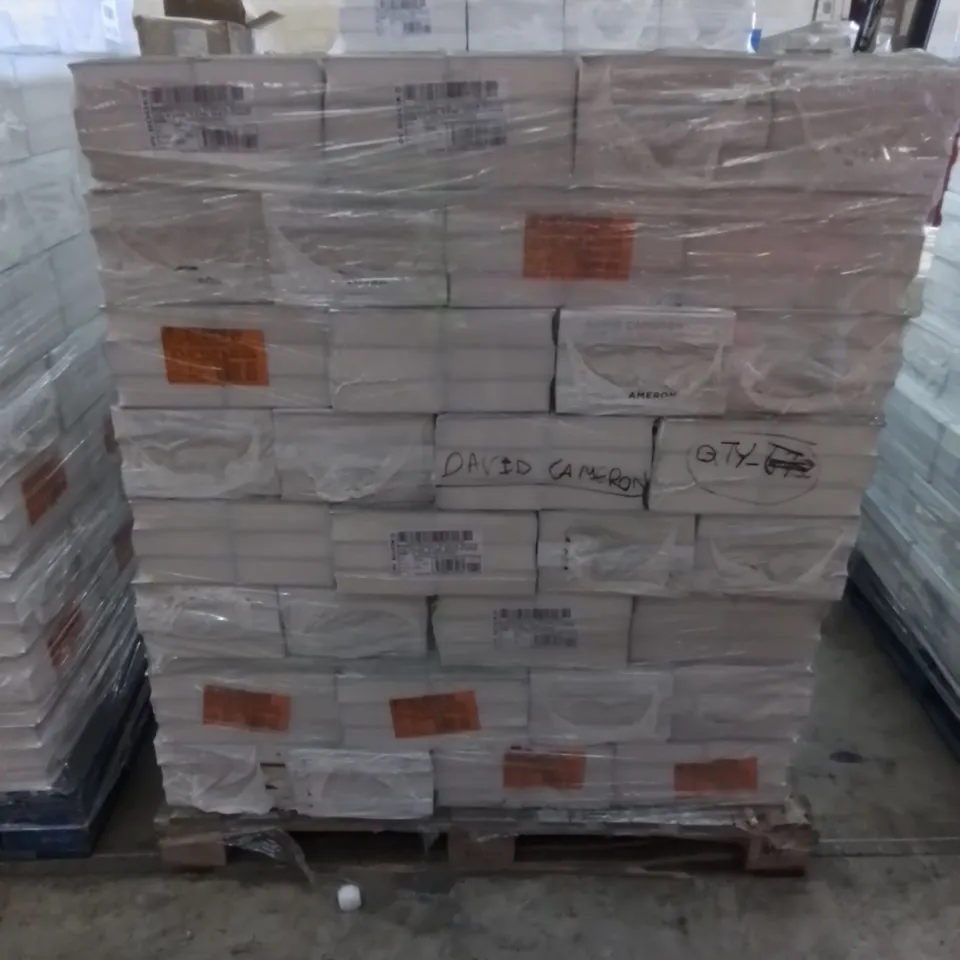 PALLET CONTAINING APPROX. 672 X COPIES OF DAVID CAMERON 'FOR THE RECORD' HARDCOVER BOOKS