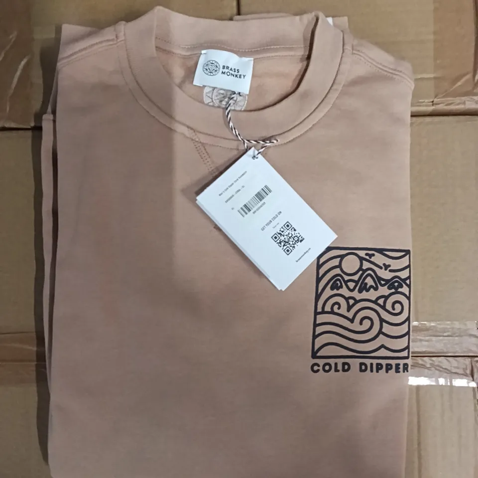 BOX OF BRASS MONKEY SWEATS - CORAL SIZE XL APPROXIMATELY 7