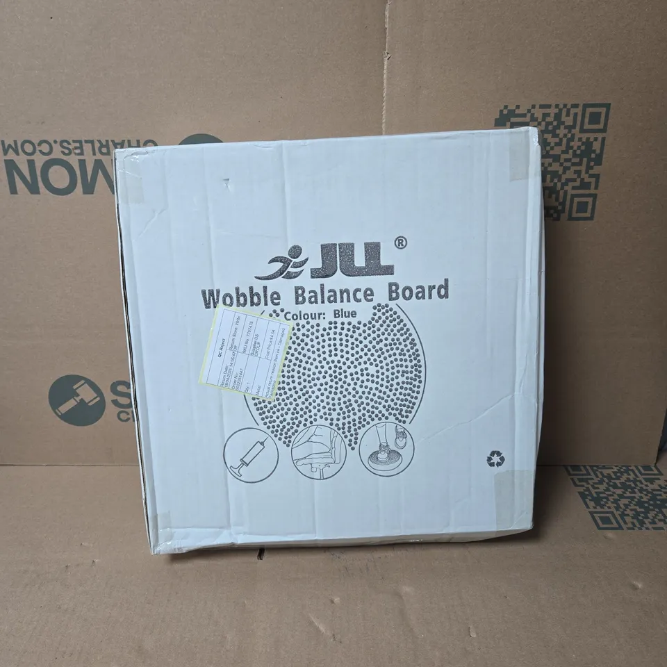JLL BLUE WOBBLE BALANCE BOARD BOXED