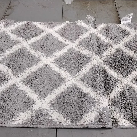 BRAND NEW DEGEORGE BATH MAT IN GREY - SIZE 50CM X 80CM 