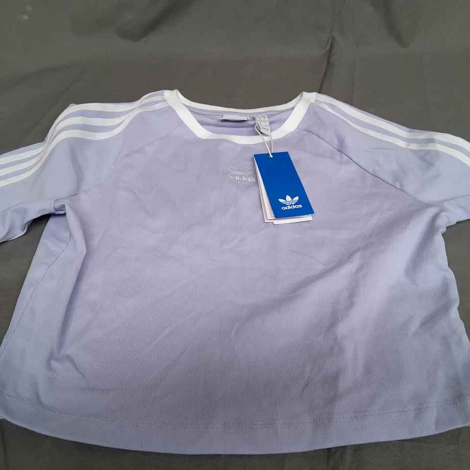 ADIDAS 3 BABY CROPPED T-SHIRT - UK LARGE