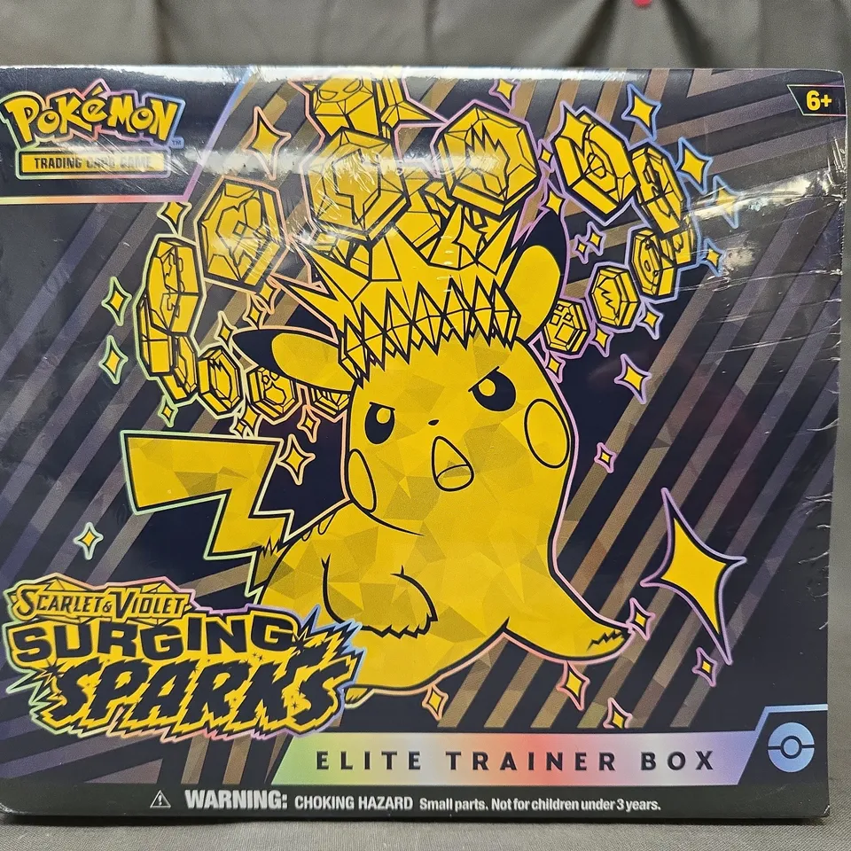 POKÉMON TRADING CARD GAME SCARLET & VIOLET SURGING SPARKS ELITE TRAINER BOX