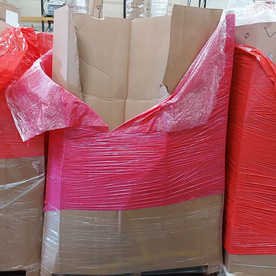 PALLET OF ASSORTED ITEMS INCLUDING: OFFICE CHAIR, ROTARY DEHUMIDIFIER, STEP LADDER, CHILDREN'S ARCHERY SET, TOILET SEAT