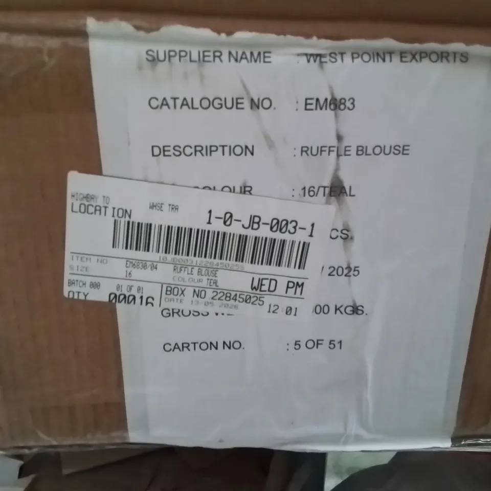 BOXED BRAND NEW APPROXIMATELY 16 SIMPLY BE RUFFLE BLOUSE TEAL SIZE 16