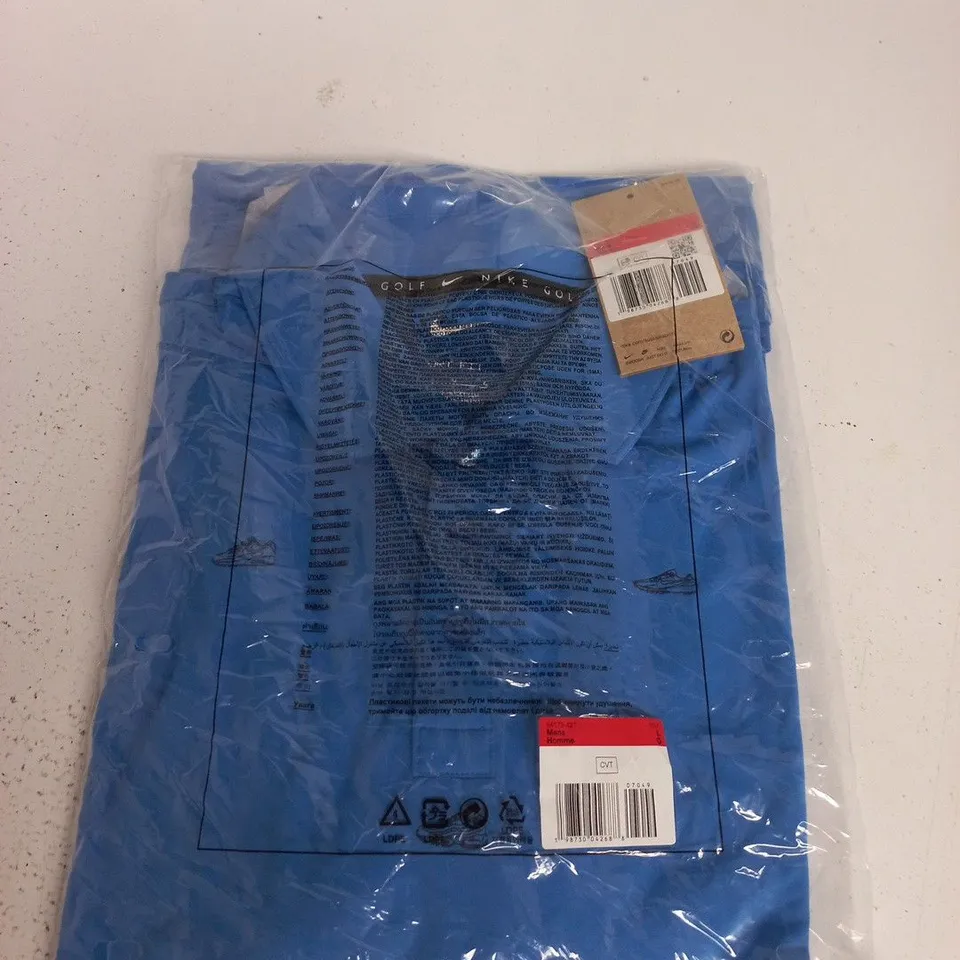 NIKE MENS GOLF TOP IN BLUE - L