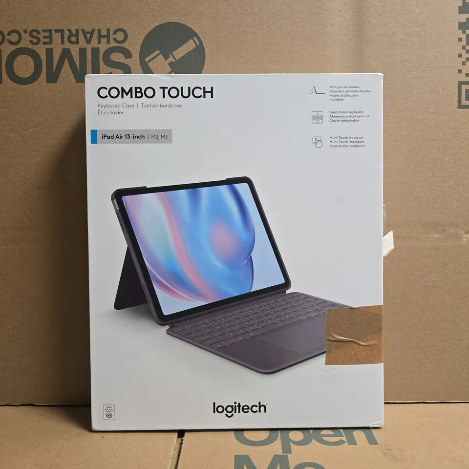 LOGITECH COMBO TOUCH KEYBOARD CASE FOR IPAD AIR 13-INCH (M2, M3)