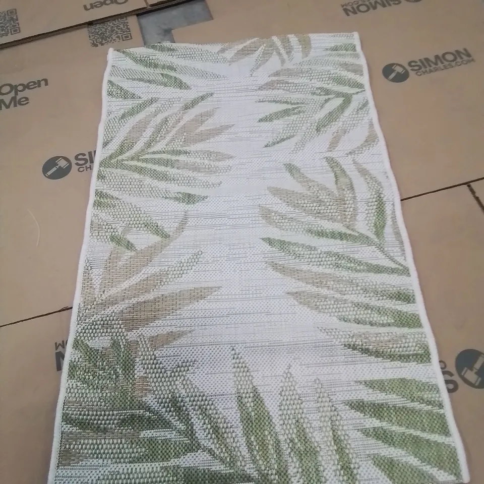 PACO HOME 127 KUBA GREEN 60X100CM AREA RUG